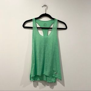 Nike Green Racerback Tank Top